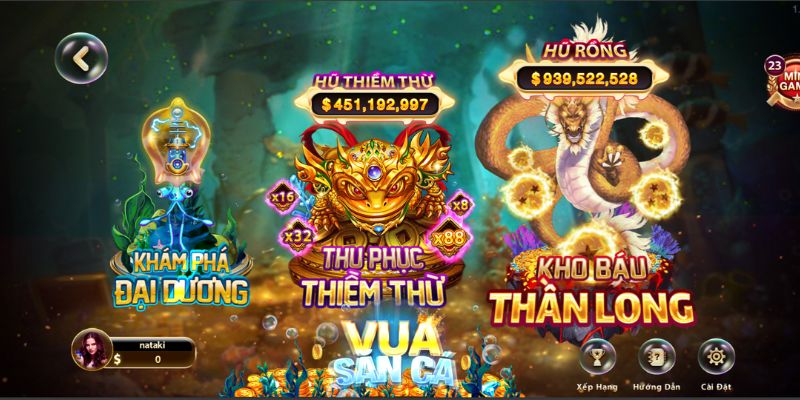 Trải nghiệm những tựa game hot khi tải bắn cá